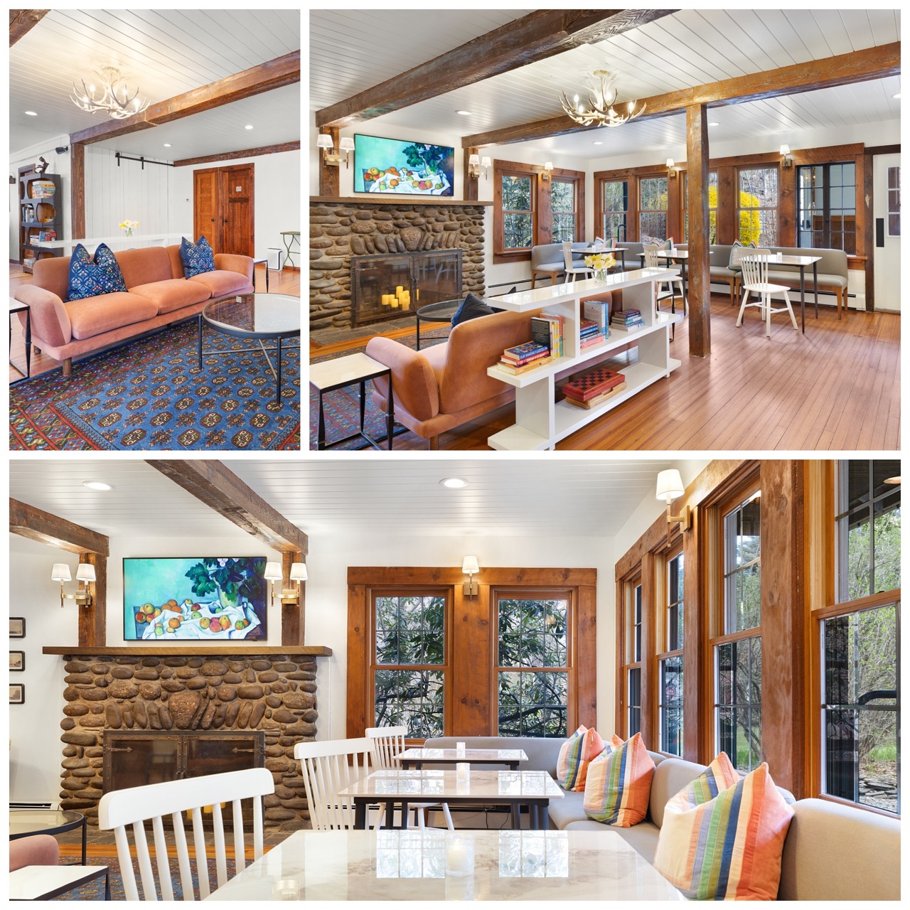 Phoenicia Lodge Interior Common Area Views