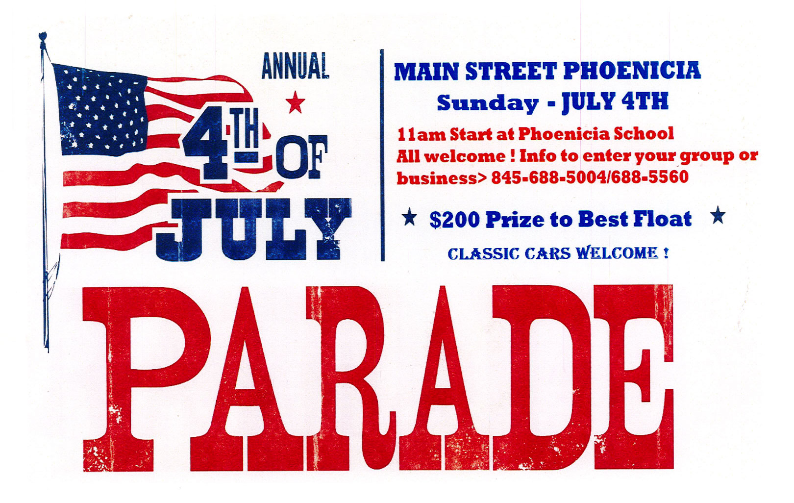 4th of July Parade Phoenicia NY