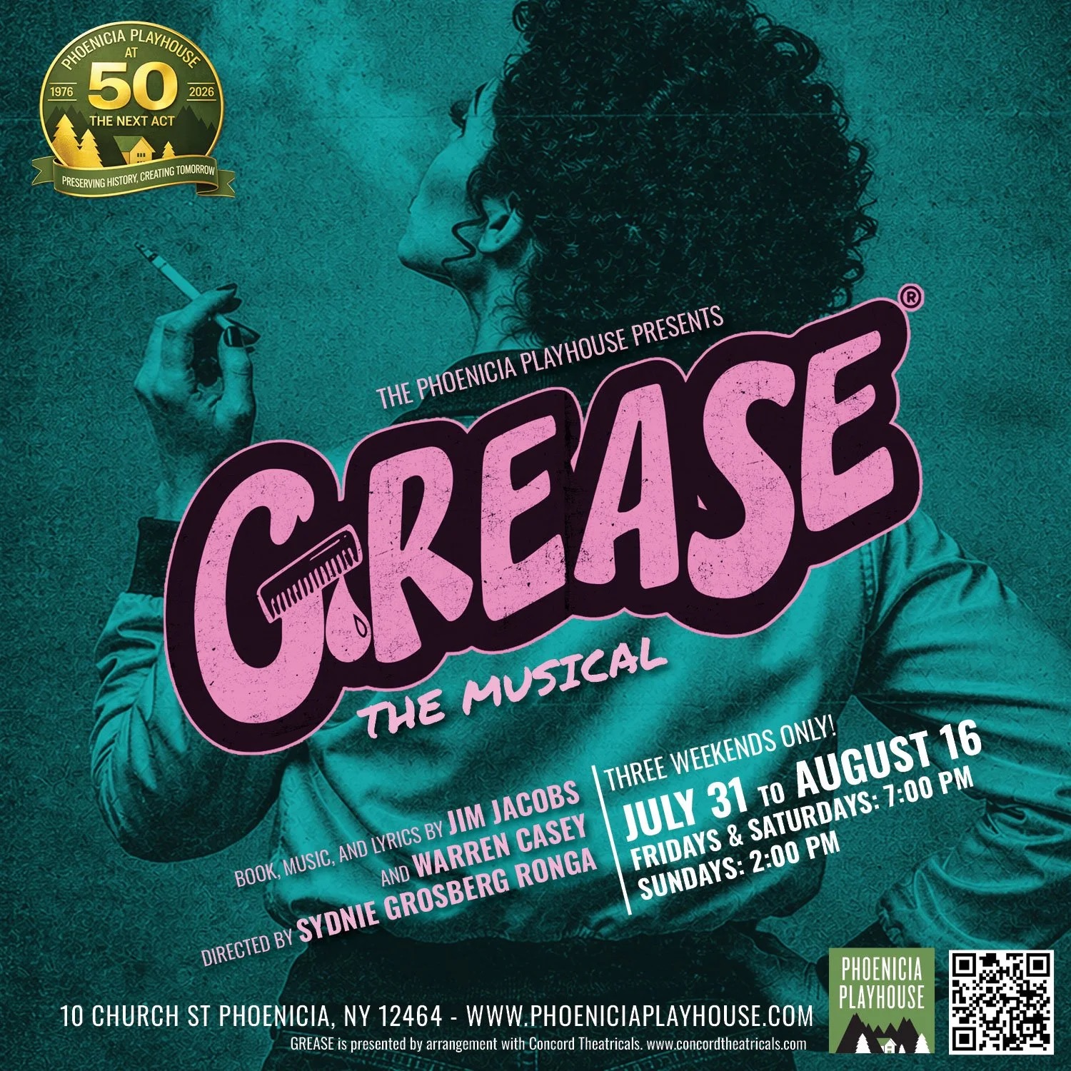 Grease The Musical at Phoenicia Playhouse