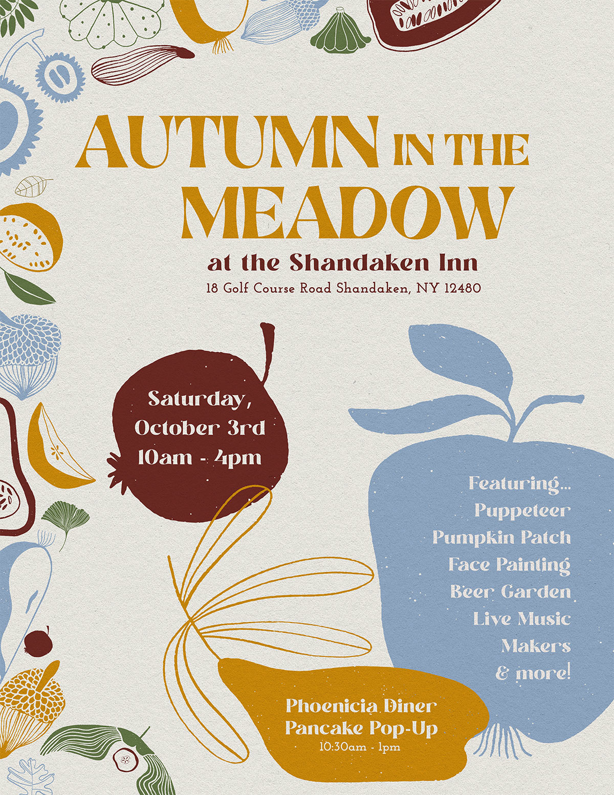 Autumn in the Meadow Poster